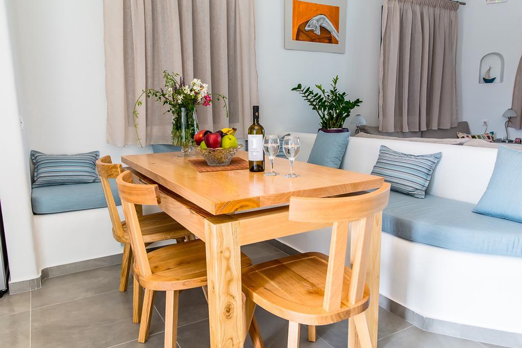 מגלוחורי Aspronisi Luxury Villa With Caldera View חדר תמונה