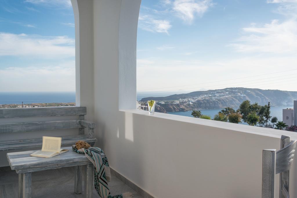 מגלוחורי Aspronisi Luxury Villa With Caldera View חדר תמונה