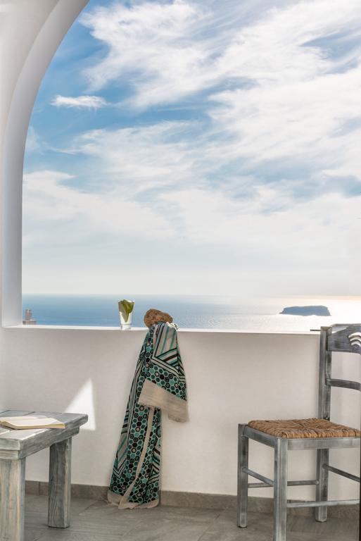מגלוחורי Aspronisi Luxury Villa With Caldera View חדר תמונה