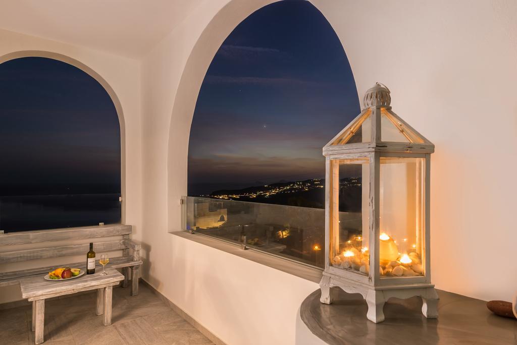 מגלוחורי Aspronisi Luxury Villa With Caldera View מראה חיצוני תמונה